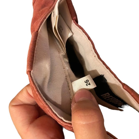 Reformation Work Pant in Rust Sz 26 - Picture 11 of 11